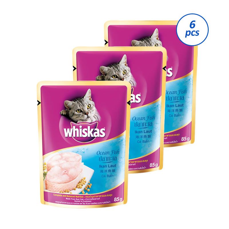 Jual Whiskas O Fish 6 Pcs Pouch 85 Gr Murah Februari 2020