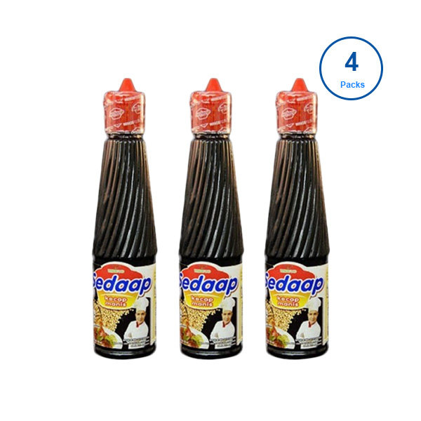 Jual Sedaap Kecap Manis Botol [135 ml x 4 pcs] Online