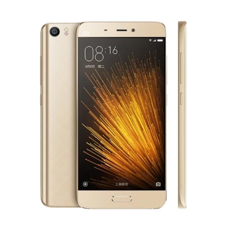 Jual Xiaomi Mi 5 Smartphone - Gold [32GB/ 3GB] Online
