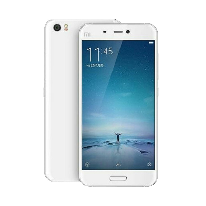 Jual Xiaomi MI 5 Smartphone - White [32GB/ 3GB] Online 