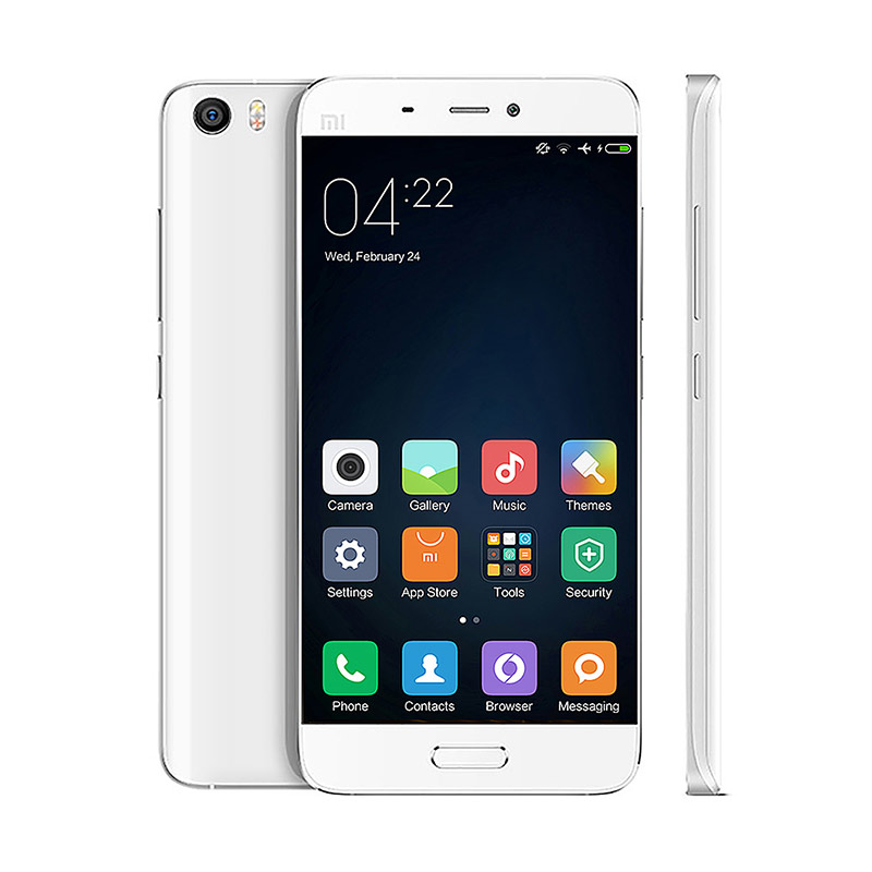 Jual Xiaomi Mi5 Smartphone - White [32GB/ 3GB] Murah April