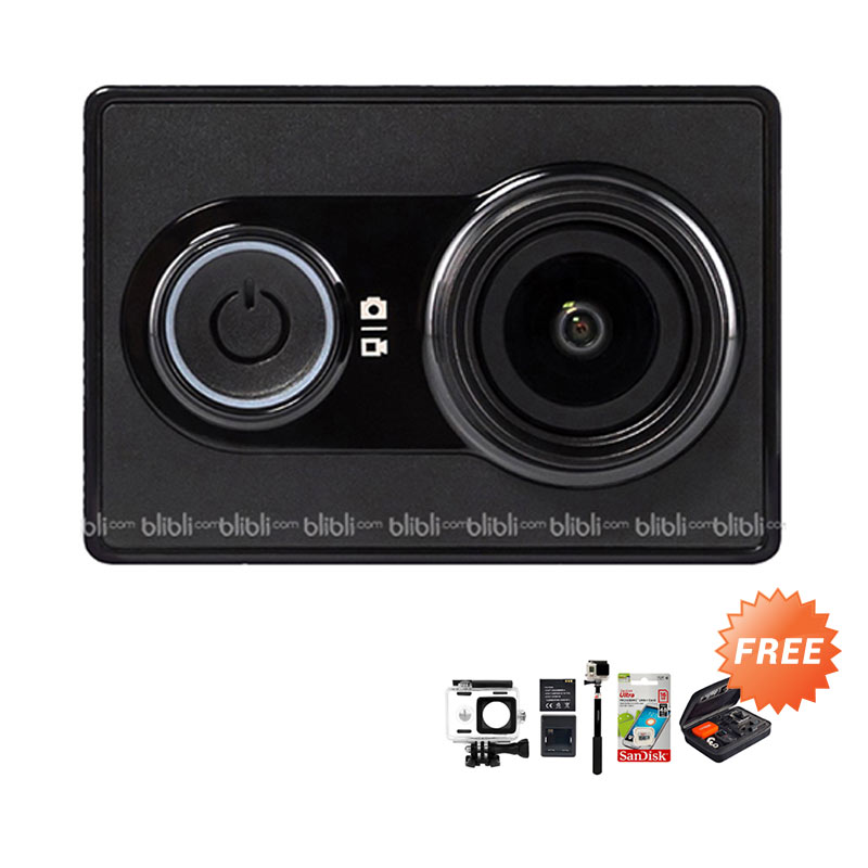 Xiaomi Yi International Vesion Combo Extreme Action Cam - Black Edition Extra diskon 7% setiap hari Extra diskon 5% setiap hari Citibank – lebih hemat 10%