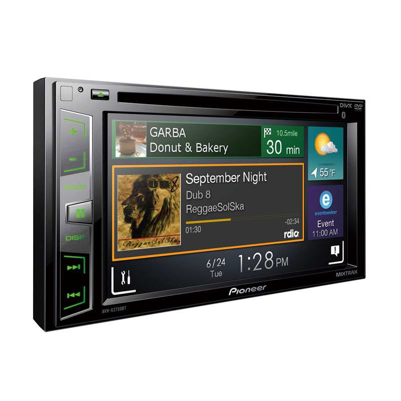 Pioneer double din head unit