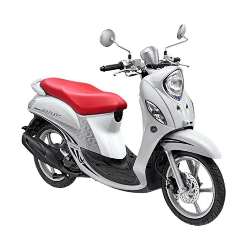 Jual Yamaha  Fino  Premium  FI Fashion White Sepeda Motor  