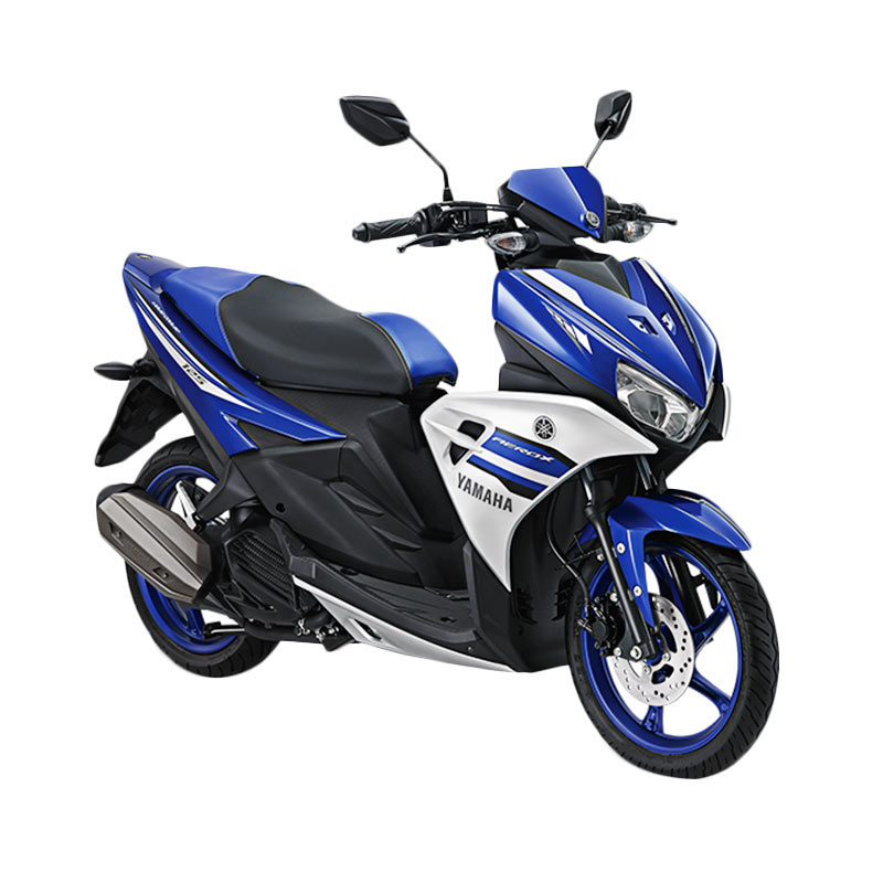 Jual Yamaha Aerox 125 LC Racing Blue Sepeda Motor OTR 