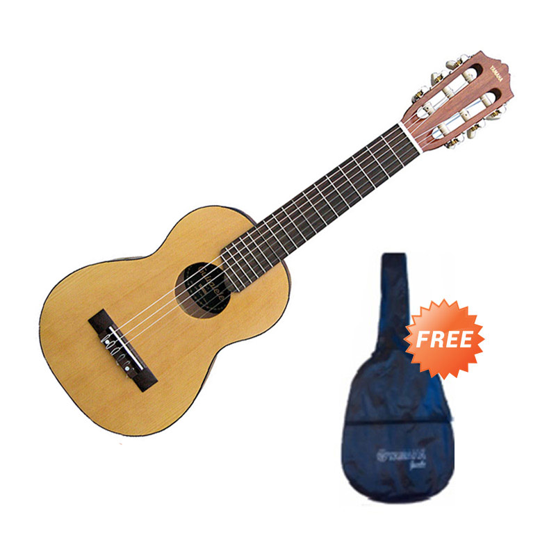 Jual Yamaha Mini Gitar GL 1 + Free Case - Natural Online 