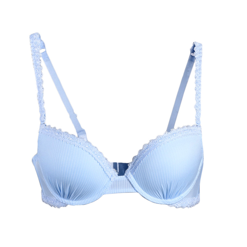 Young Hearts Y25-19719B Lace Basic II Bra - Blue