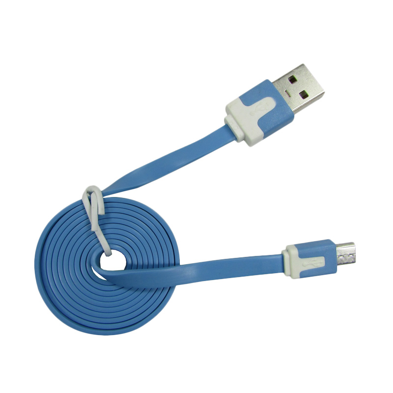 jual yumoto flat slim biru micro usb kabel data blackberry samsung android harga jual yumoto flat slim biru micro usb kabel data blackberry samsung android harga