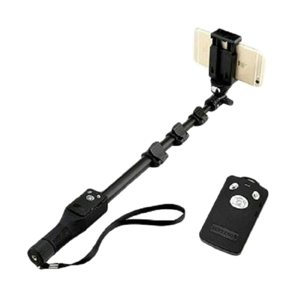 Jual Yunteng YT-1288 Original Bluetooth Tongsis with Remote Shutter - Hitam Online - Harga & Kualitas Terjamin | Blibli.com