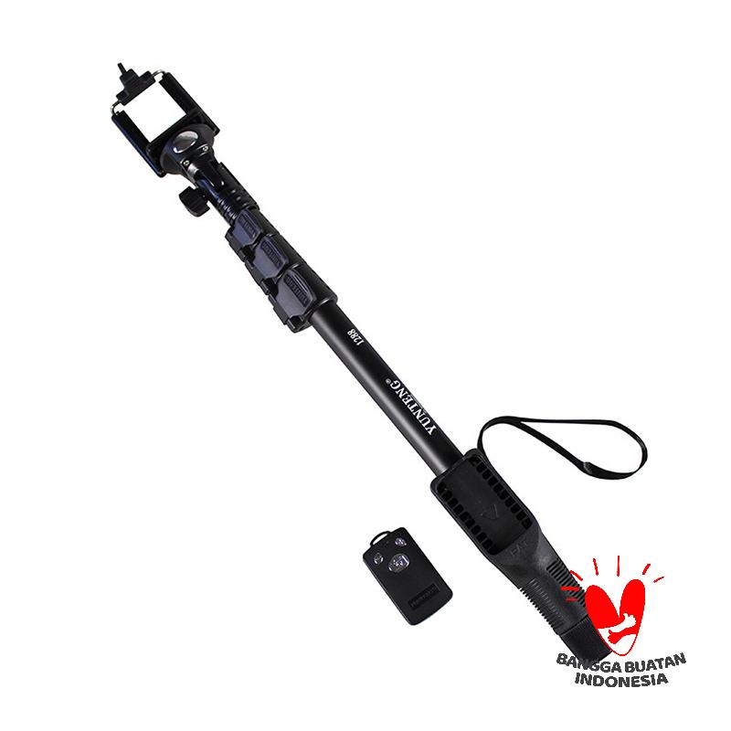 Jual Yunteng YT-1288 Original Bluetooth Tongsis with Remote Shutter - Hitam Online - Harga & Kualitas Terjamin | Blibli.com