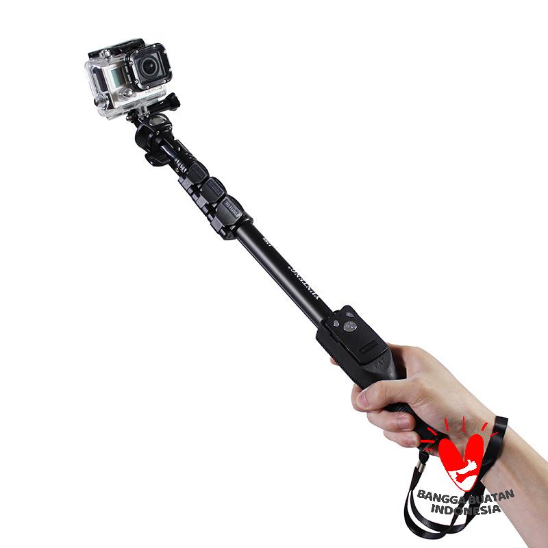Rp 82,500. Stok Tersedia. Deskripsi. Yunteng YT-1288 Original Bluetooth Tongsis with Remote Shutter - Hitam. Fitur Produk
