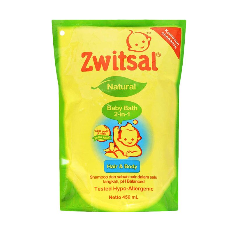 Jual Daily Deals - Zwitsal Natural Baby Bath 2in1 Hair