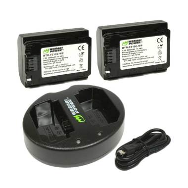 WASABI Power Kit BB-FZ100 Set Battery for Sony