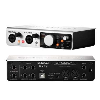 Midiplus Studio 4 Audio Interface - Soundcard Recording White