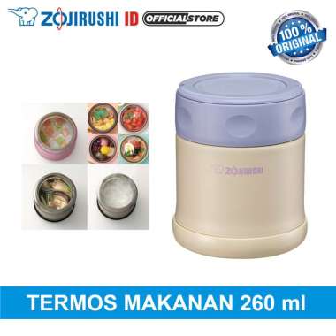 Zojirushi SW-EK26H Food Jar Termos Makanan - [260 mL] pale orange