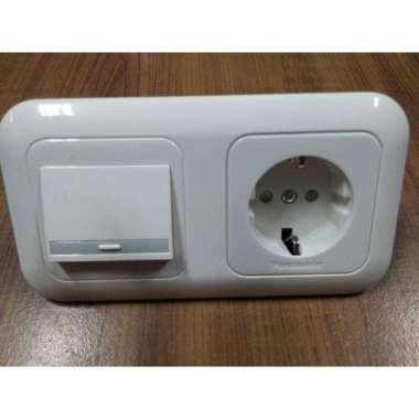 Stop Kontak Gandeng Frame Panasonic 2gang WEJP 11312-7