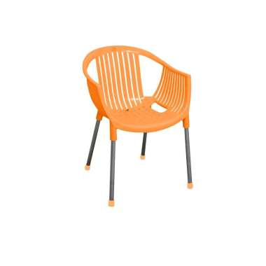 Kursi Plastik Bangku Senderan Confident Shinpo 293 Orange