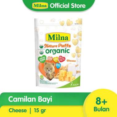 Promo Harga Milna Nature Puffs Organic Cheese 15 gr - Blibli