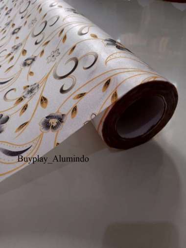 stickerkaca -kaca film - sandblast kaca motif 63011 1A PUTIH