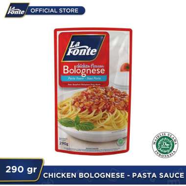 Promo Harga La Fonte Saus Pasta Chicken Flavour Bolognese 290 gr - Blibli