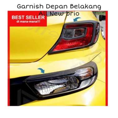 noona variasi mobil Garnish Lampu Depan Belakang for All New Brio [Khusus Pengiriman Surabaya, Sidoa