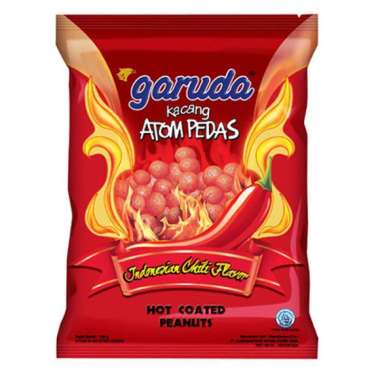 Promo Harga Garuda Kacang Atom Pedas 230 gr - Blibli