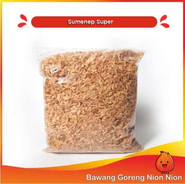 Nion Nion Bawang Goreng Sumenep Super [1 Kg] Original