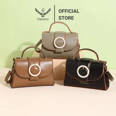 GYKACO ELSA - Tas Selempang Wanita - Fashion Sling bag (Import) Black