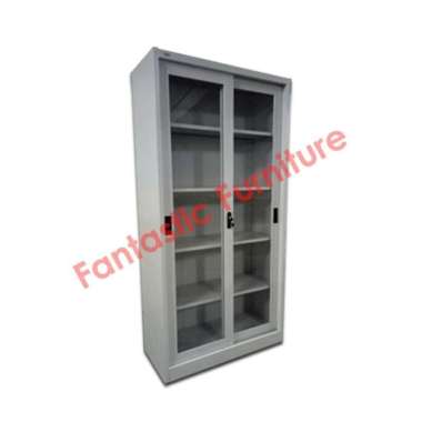 Lemari arsip Lemari kantor besi pintu kaca AA 19 SL