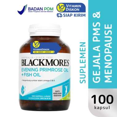 BLACKMORES EVENING PRIMROSE OIL PLUS FISH OIL BPOM KALBE - 100 CAPS