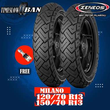 Paket Ban Motor YAMAHA NMAX // ZENEOS MILANO 120/70 - 150/70 Ring 13 Tubeless ts10