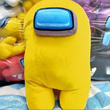 Boneka Among usBoneka robotImpostor doll cute 40cm kuning