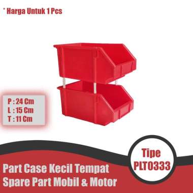 Part Case Kecil Tempat Spare Part Mobil & Motor Merah