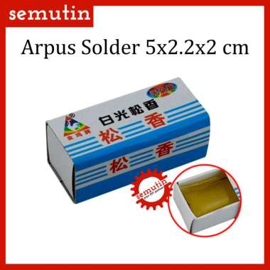 Arpus Solder - Rosin Siongka Padat - Flux - Timah Patri Purity Welding Oil Pasta
