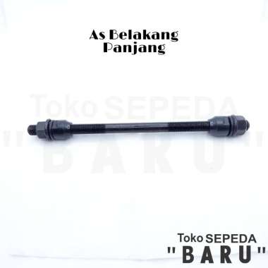 TB - As Sepeda Roda Depan / Roda Belakang / Crank As Belakang Panjang