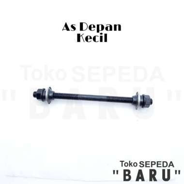 TB - As Sepeda Roda Depan / Roda Belakang / Crank As Depan