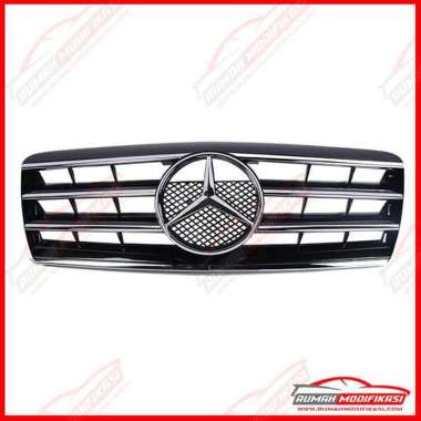Grill Benz W210 E-Class 1996-1998 Cl Look SILVER