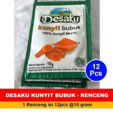 Desaku Kunyit Bubuk 10g [1Renceng/12pc]