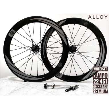 WHEELSET SEPEDA WHEELSET LAMPO PREMIUM 20 INCH 20 406 / 20 451 ALLOY DECA DECAF WHEELSET JAVA BIKE V
