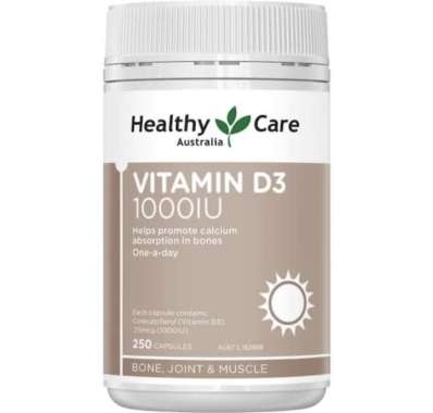 Healthy care vitamin d3 vit d3 vitamin d vit d 1000iu 1000 iu isi 250