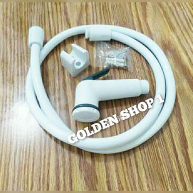 PAKET KRAN CEBOK set jet shower closet jet shower cebok jet shower bidet shower toilet PUTIH