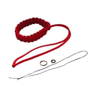 OEM Paracord Gelang Strap Camera - Merah