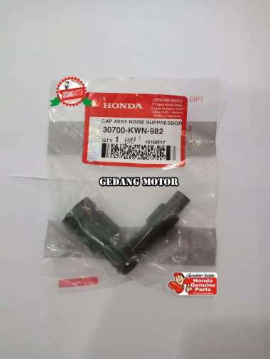 Honda Genuine Part Dop Busi Tutup Busi Cop Busi Vario 125 Esp Vario 150 Esp Honda Kwn Black