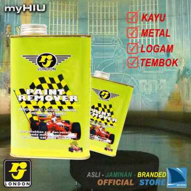 Cairan Perontok Cat - Pernis - Serlak - Enamel 1 liter Kayu Logam Tembok - Paint Remover RJ LONDON