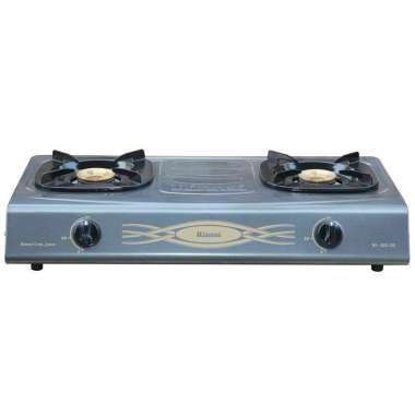Rinnai Kompor Gas 2 Tungku RI522CE RI 522 CE RI-522-CE hitam