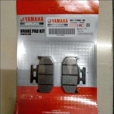Yamaha Brake Pad Kit , Kampas Rem Belakang Yamaha R15 (Bk6) ( B97-F5806-00 Black