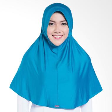 Elzatta Zaria Sahara Hijab - Blue Polos 505 Elzatta Zaria Sahara Hijab - Blue Polos 505