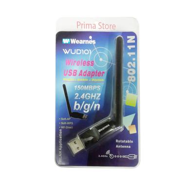 Wearnes WUD101 USB Adapter Wireless - Hitam