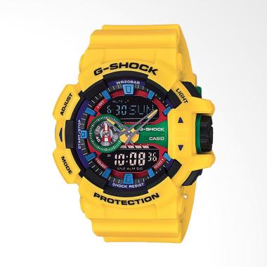 CASIO G-Shock Jam Tangan Pria - Black/Yellow GA-400-9ADR