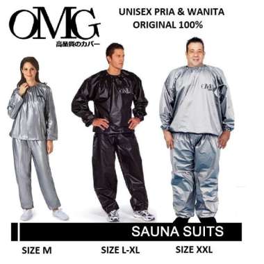 SAUNA SUIT Baju Olahraga Diet Pelangsing Training Set Gym Yoga UNISEX XXL